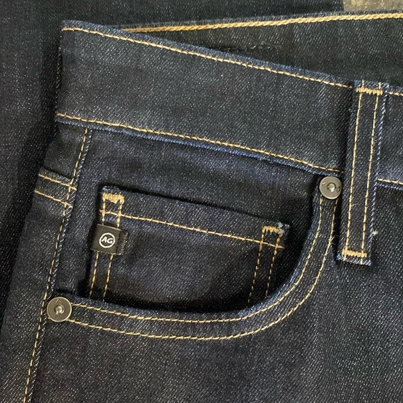 AG Adriano Goldschmied Mari High Rise Dark Wash Straight Jeans Women’s Size 32 - Picture 6 of 16